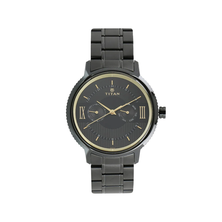 Titan Regalia Baron Analog Black Dial Men's Watch-NN1743NM01