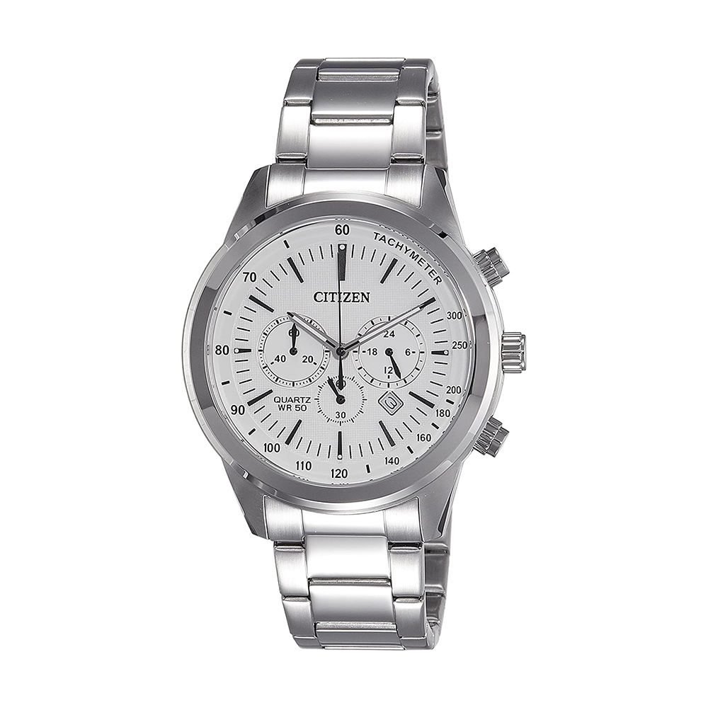 Citizen watch white face hotsell