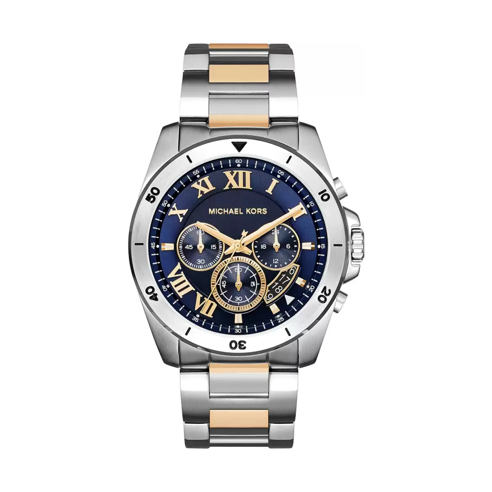 Michael Kors Brecken Chronograph Blue Dial  Men's Watch MK8437.