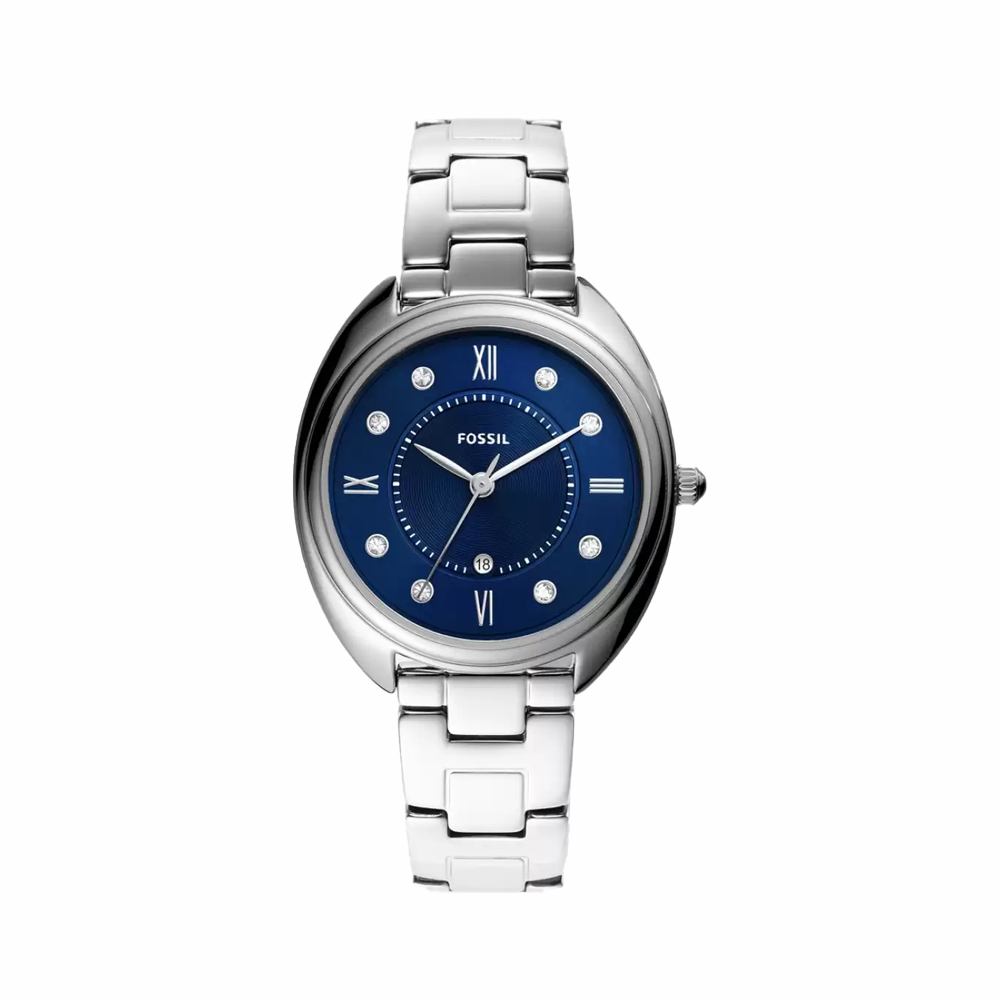 Fossil Gabby Round Analog Blue Dial Women Watch ES5087