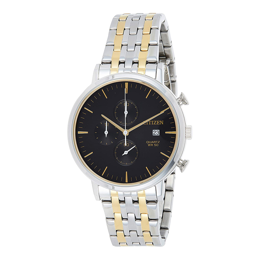 Citizen Analog Black Dial Men's Watch - AN8052-55E – The Watch Factory Citizen Analog Black Dial Men's Watch - AN8052-55E – The Watch Factory