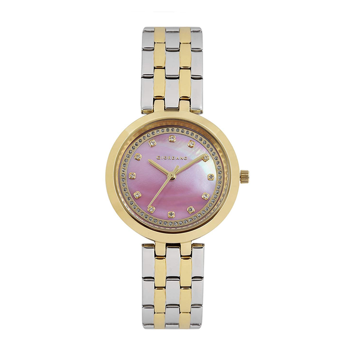 Giordano 2821-44 Analog Pink Dial Watch for Women