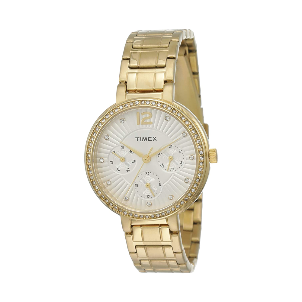 Timex E Class White Dial Women's Watch -TWEL11901