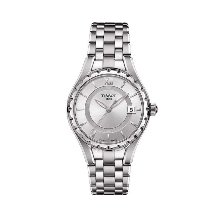 Tissot T0722101103800 T-Lady Silver Dial Stainless Steel Ladies Watch .