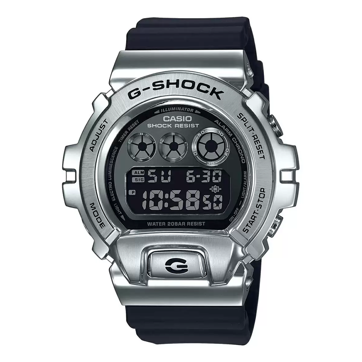 Casio G-Shock Digital Grey Dial Men's Watch-GM-6900-1DR (G1025)