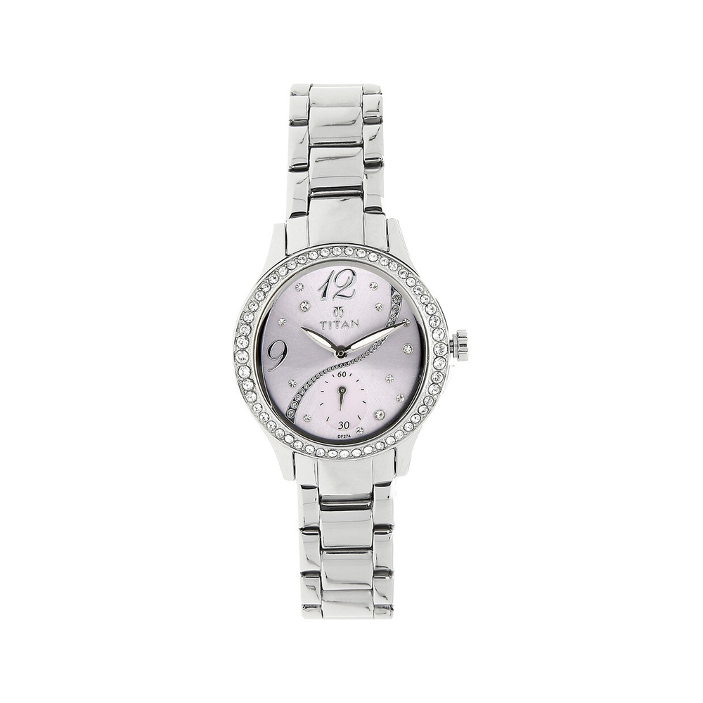 Titan 95024SM02J Analog Watch For Women