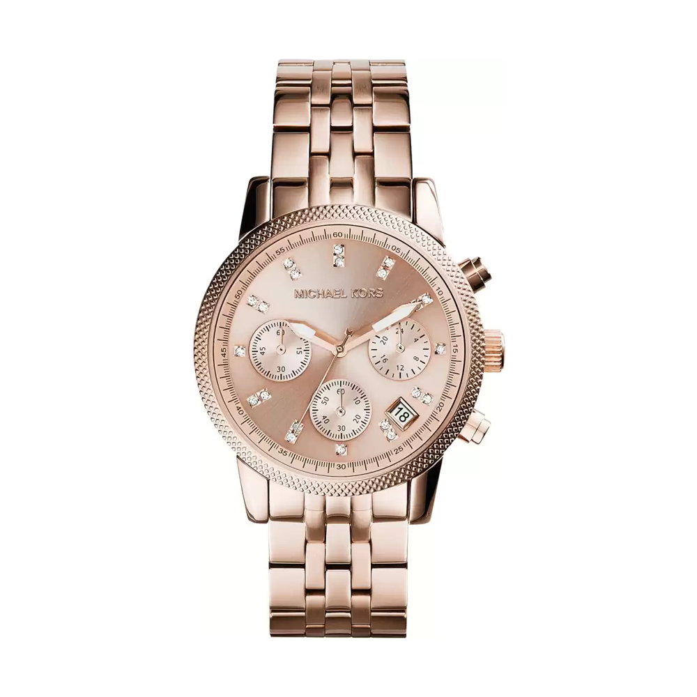 Michael Kors Ritz Rose Gold-tone Women's Watch MK6077