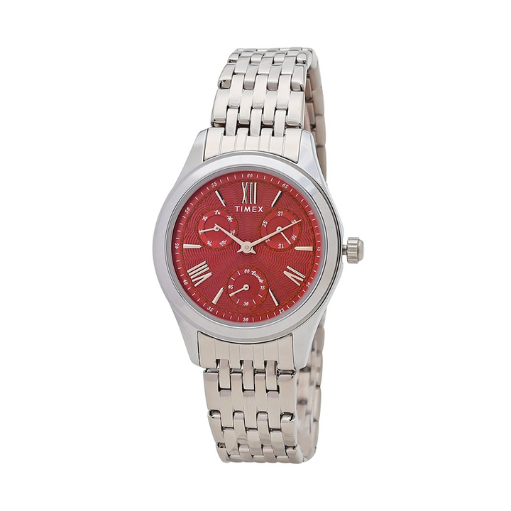 Timex Analog Red Dial Women's Watch-TW000W215