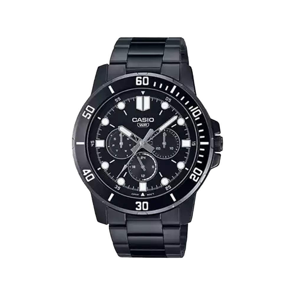 Casio ENTICER  A1980 Black Analog Men's Watch