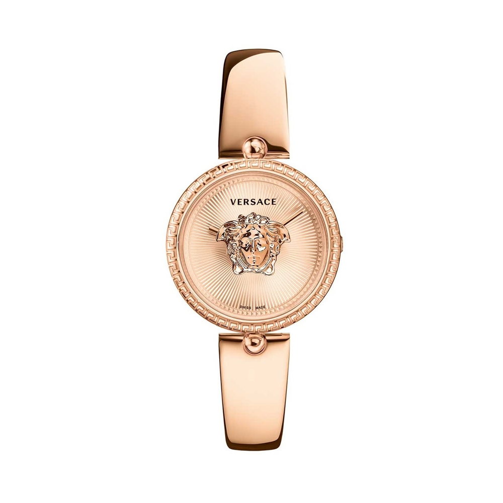 Versace VECQ00718 Palazzo - 34mm Analog Gold Dial Ladies Watch