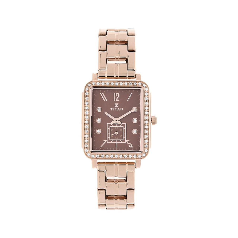 Titan 95042WM02J Analog Watch For Wome