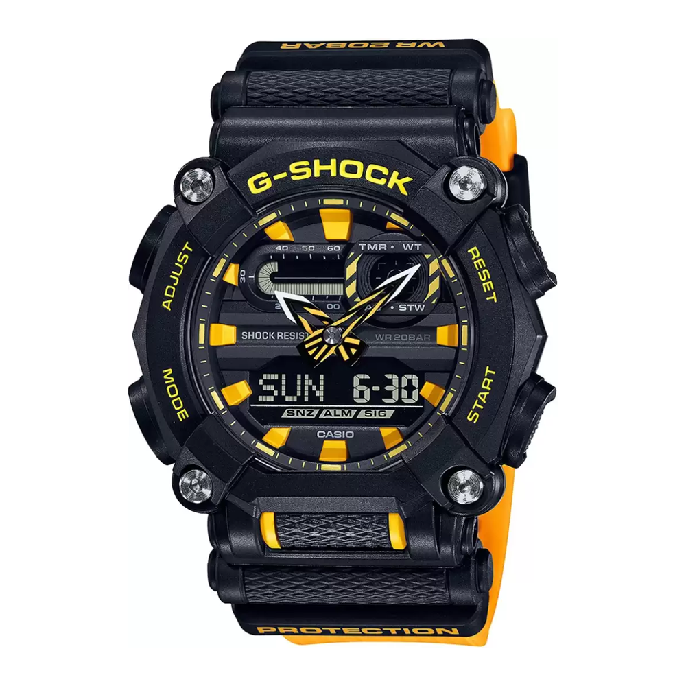 Casio G Shock Analog-Digital Black Dial Men's Watch-GA-900A-1A9DR (G1048)