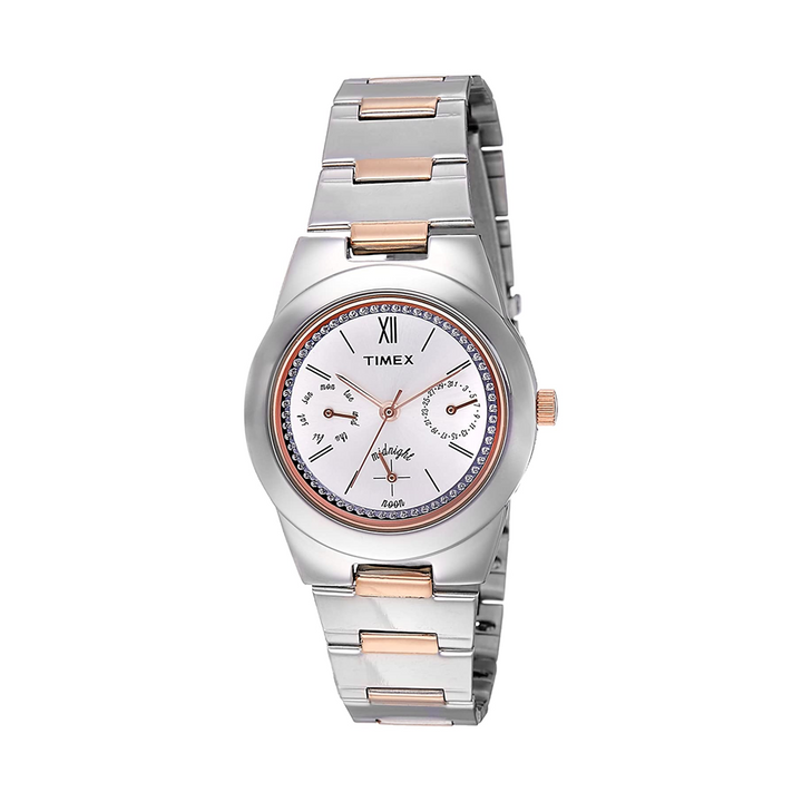 Timex Analog Silver Dial Women's Watch TW000J109
