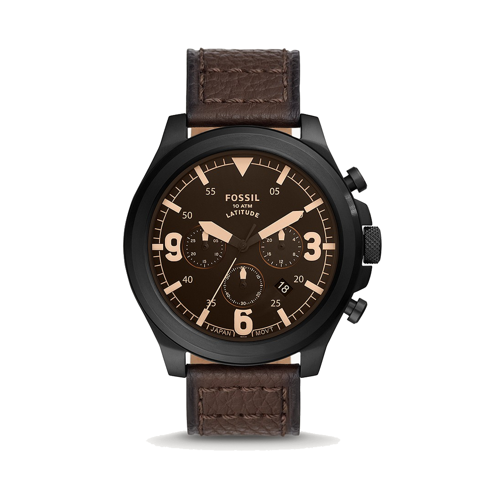 Fossil FS5751 Latitude Analog Brown Dial Men's Watch