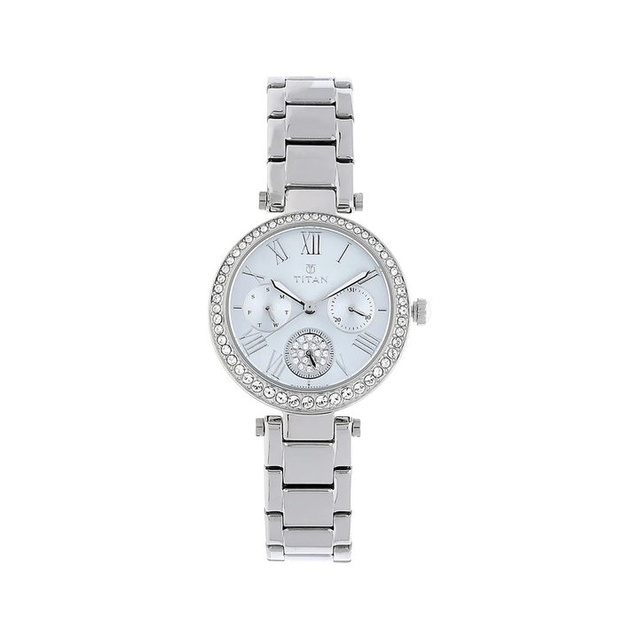 Titan 95023SM01J Analog Watch For Women