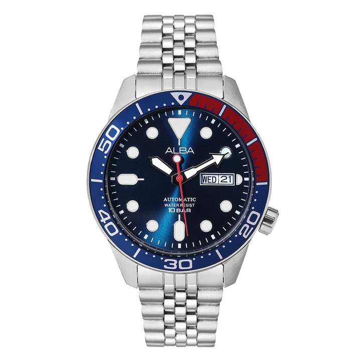 Alba AL4191X1 Dual Tone Bezel Mechanical Watch