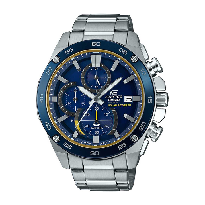 Casio EDIFICE Analog Blue Dial Men's Watch-EFS-S500DB-2AVUDF (EX466)