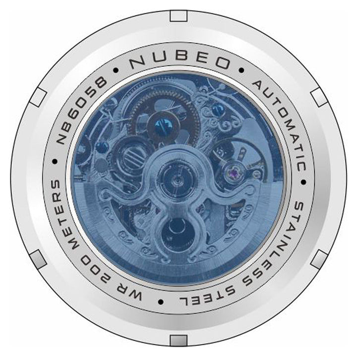 Nubeo Cassini Automatic Black Luminous Round Dial Men’s Watch – NB-6058-03