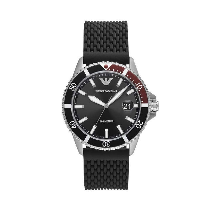 Emporio Armani Diver Analog Black Dial Men's Watch-AR11341