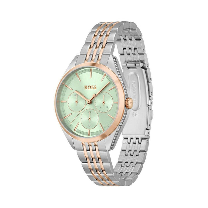 Hugo Boss Women Saya Round Green Watches 1502641