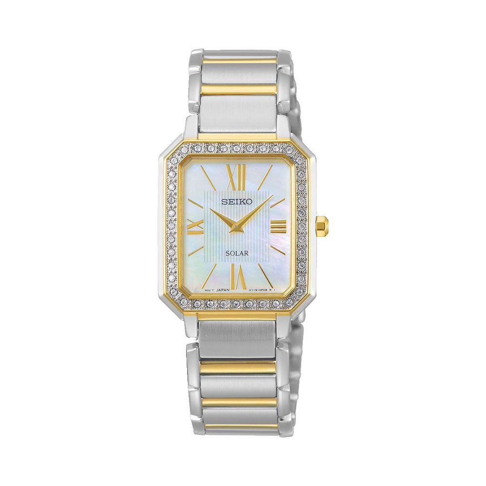 Seiko Analog Mother of Pearl Dial Women's Watch-SUP428P1
