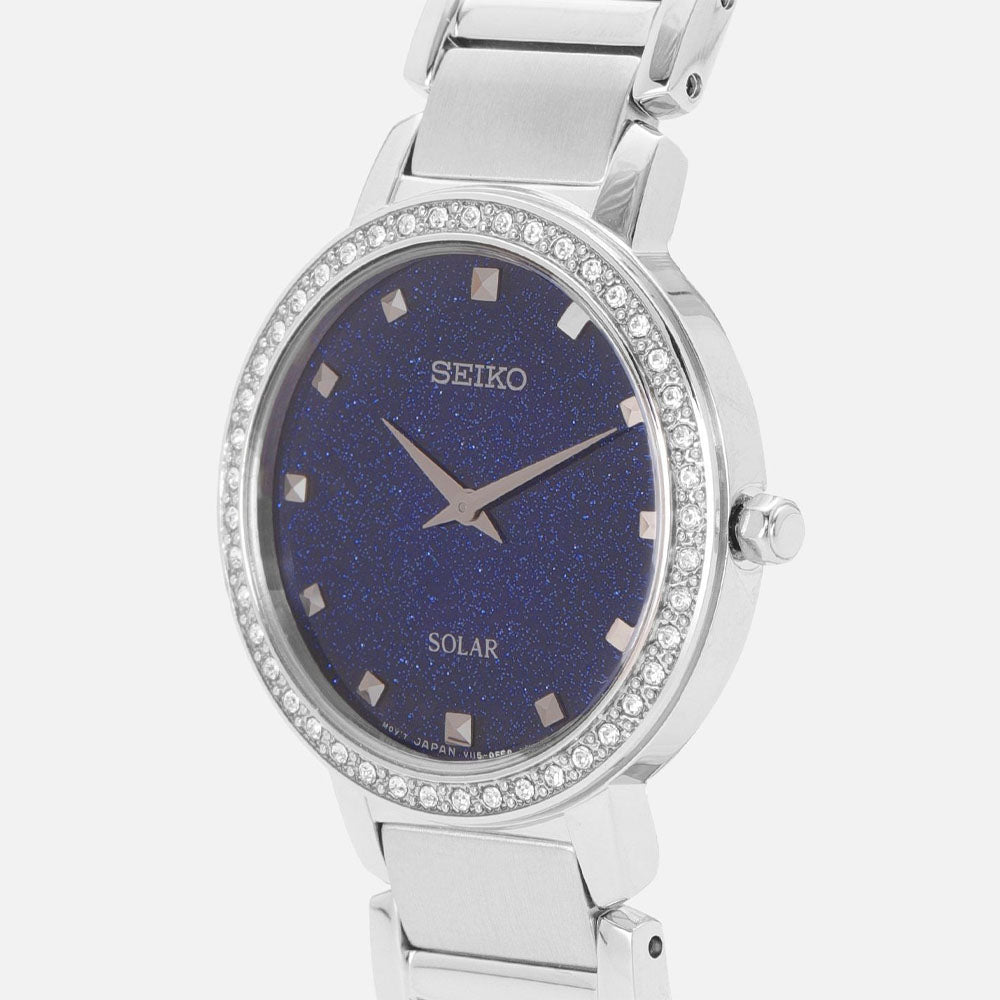 Seiko Analog Blue Dial Women's Watch-SUP433P1