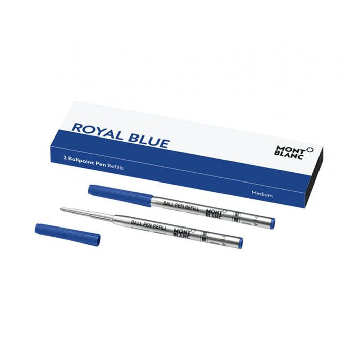 MONT BLANC 2 BALLPOINT PEN REFILLS (M) – ROYAL BLUE