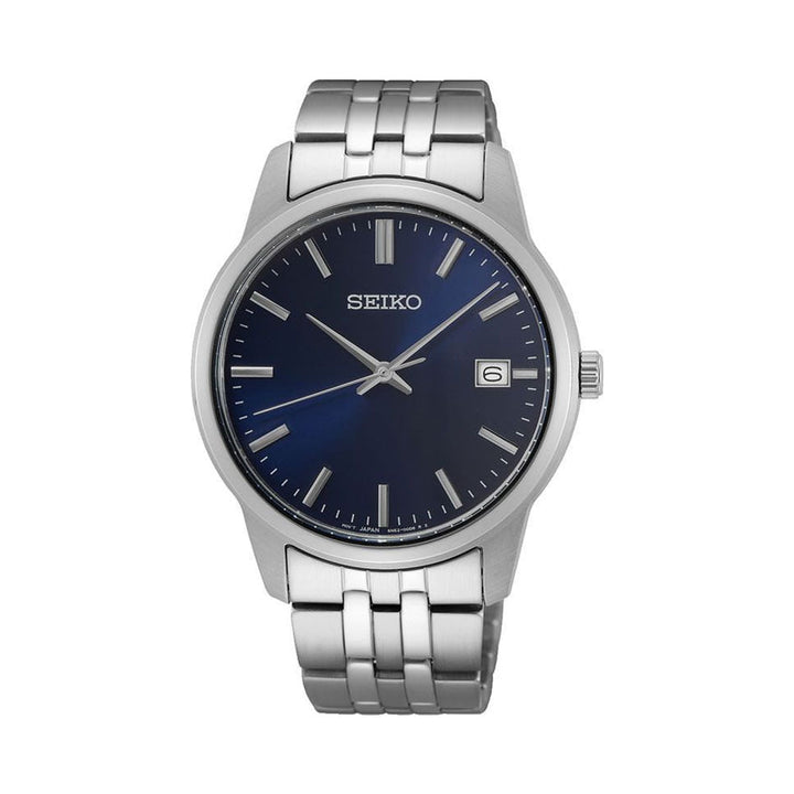 SEIKO Men's Collection Analog Blue Dial Watch-SUR399P1