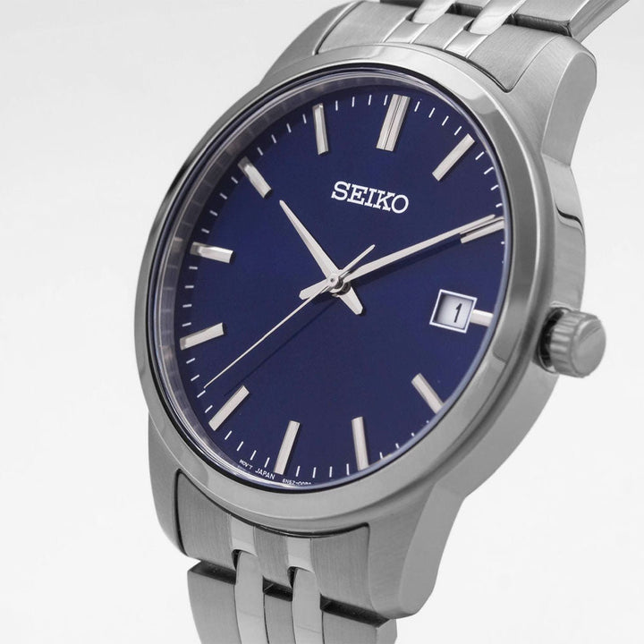 SEIKO Men's Collection Analog Blue Dial Watch-SUR399P1