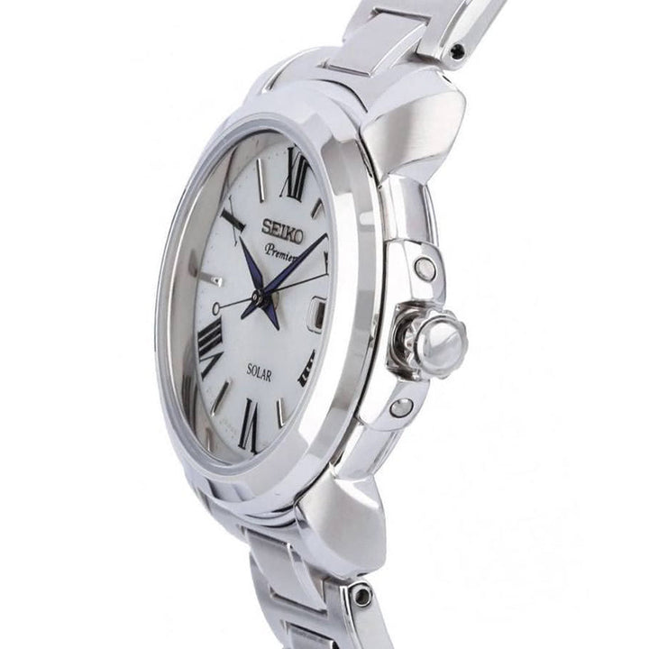 Seiko Analog White Dial Women's Watch - SUT321P1