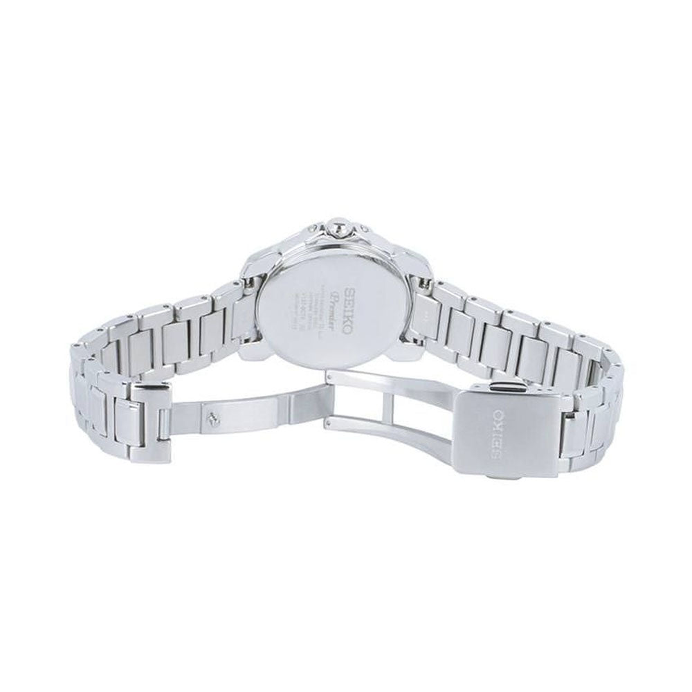 Seiko Analog White Dial Women's Watch - SUT321P1