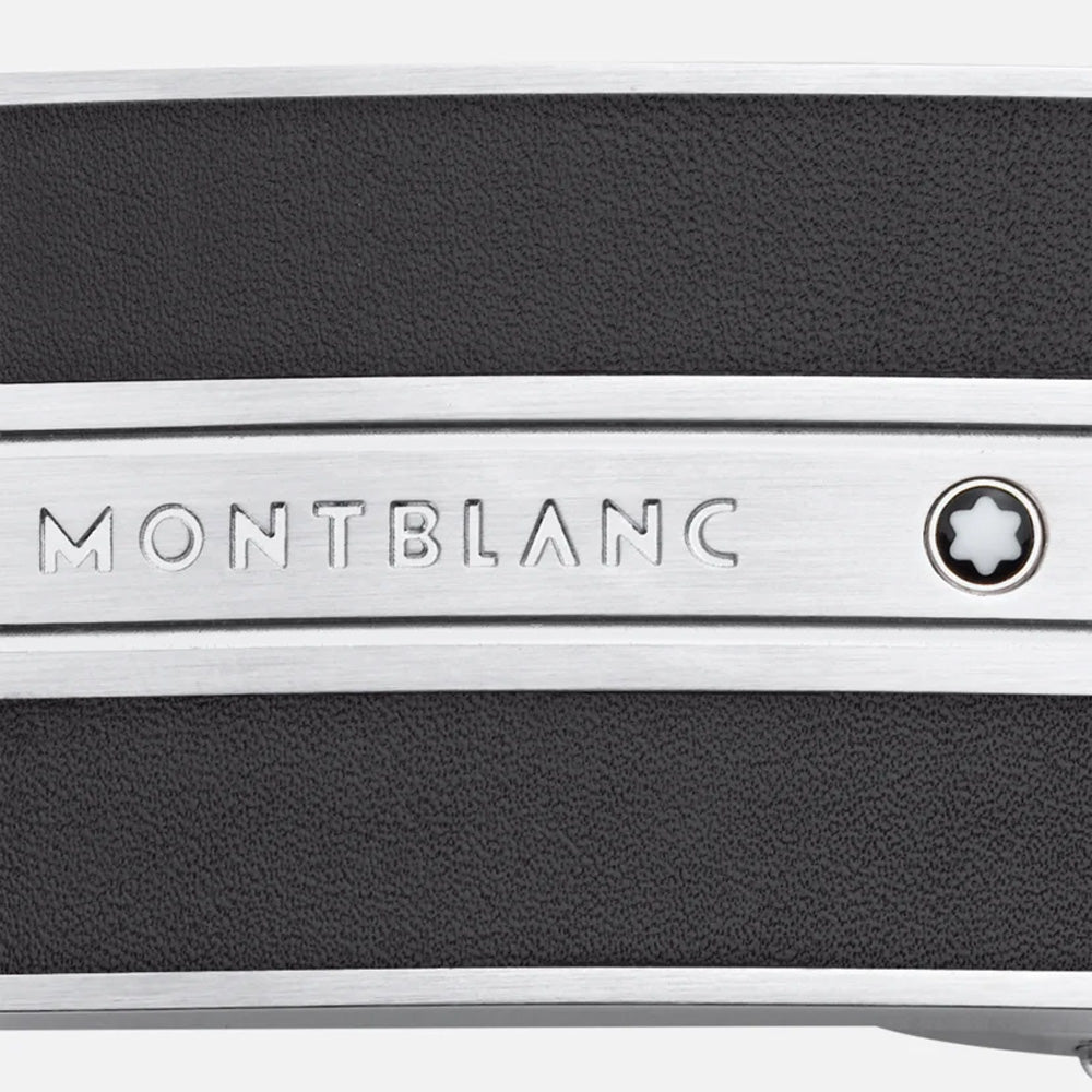 Mont Blanc 128136 Black/brown 30 mm reversible leather belt