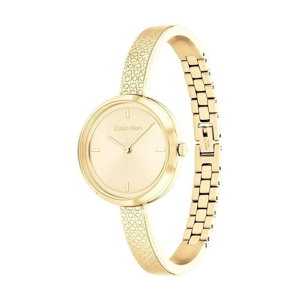 Calvin Klein Iconic Analog Gold Dial Women's Watch-25200182