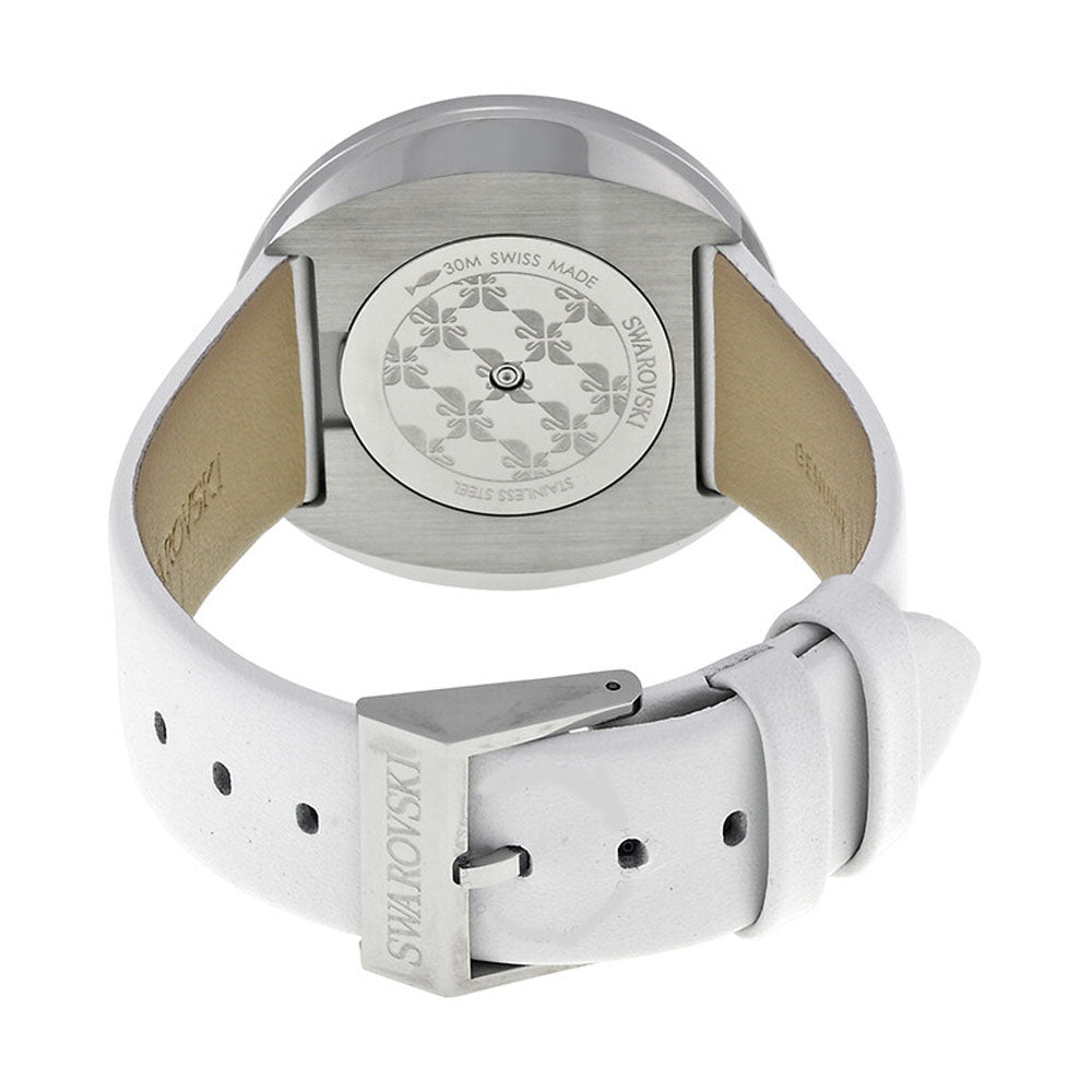 Swarovski Crystalline Oval Watch, Metal bracelet, Black, Silver tone  5181664 - Morré Lyons Jewelers