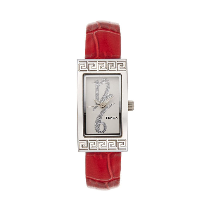 Timex Fashion Analog White Dial Women's Watch - E502
