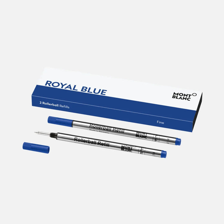 MONT BLANC 2 REFILL PER ROLLER (F) ROYAL BLUE BLU 128232