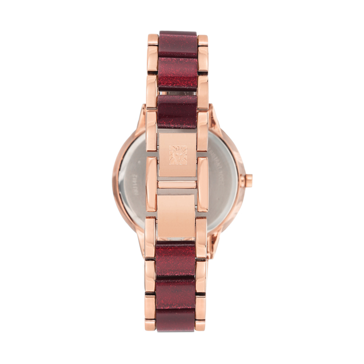 ANNE KLEIN NCAK1412RGBY Trend Shimmer Acrylic Watch for Women
