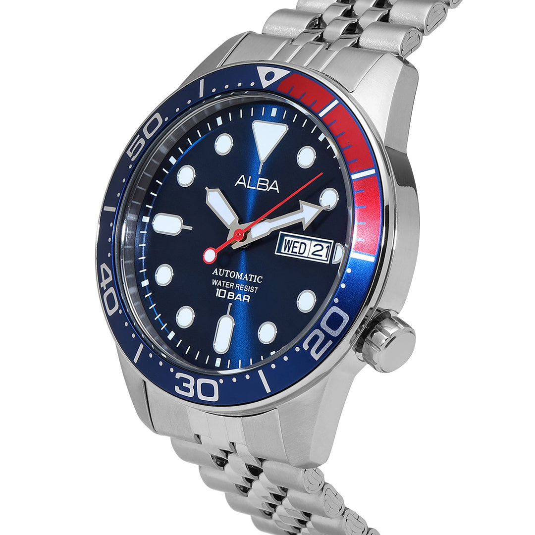 Alba AL4191X1 Dual Tone Bezel Mechanical Watch