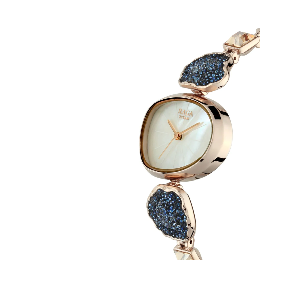 TITAN Womens Raga Mother Of Metallic Analogue Watch 95093WM01 The Watch Factory