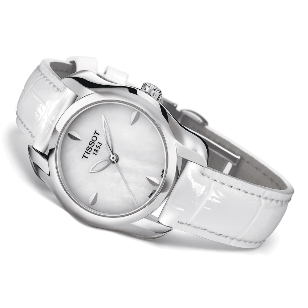 Tissot T-Wave Analog Mother of Pearl Dial Women's Watch T0232101611100
