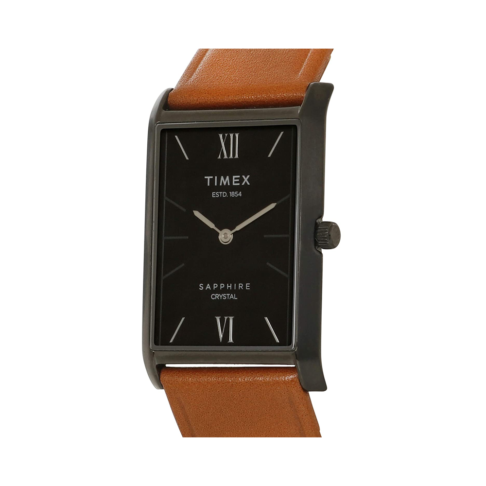 Timex Sapphire Crystal Analog Black Dial Men's Watch-TWEG17307