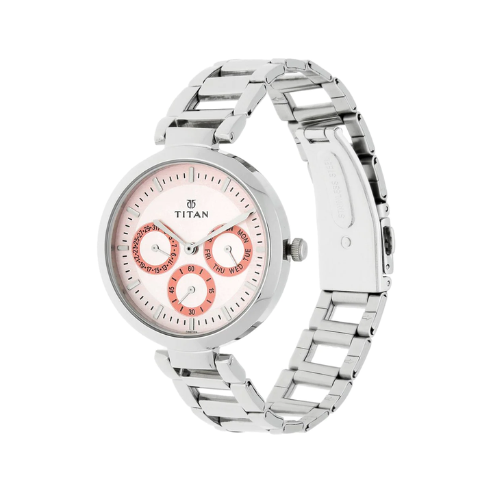 Titan NL2480SM05 Purple Analog Watch For Women