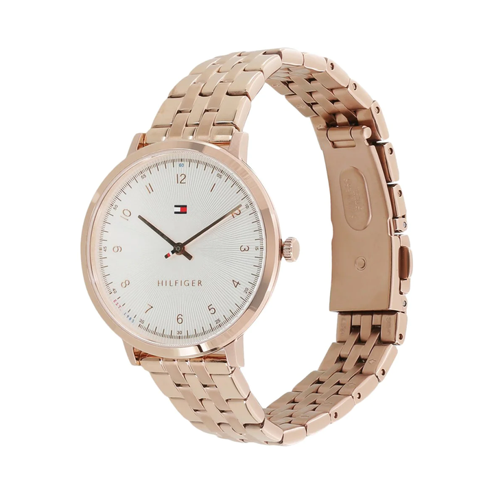 Tommy Hilfiger Quartz Analog Silver Dial Stainless Steel Strap Watch for Women