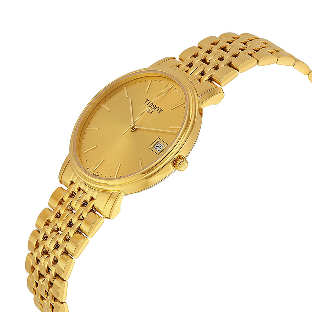 Tissot T52548121 Classic Desire Champagne Dial Gold tone Ladies