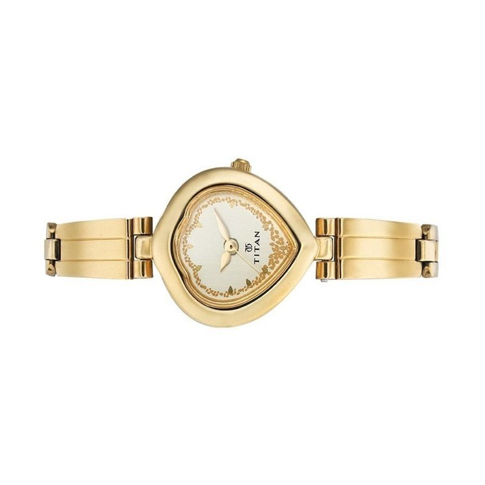 Titan ladies watch golden colour 2025