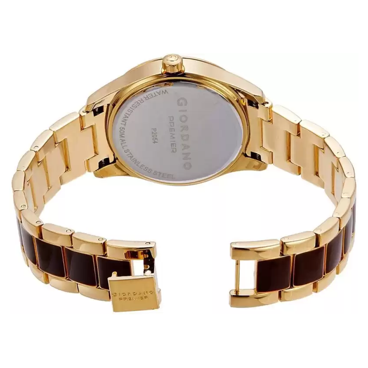 Giordano Multifunctional Gold Dial Women's Watch   P2054-44