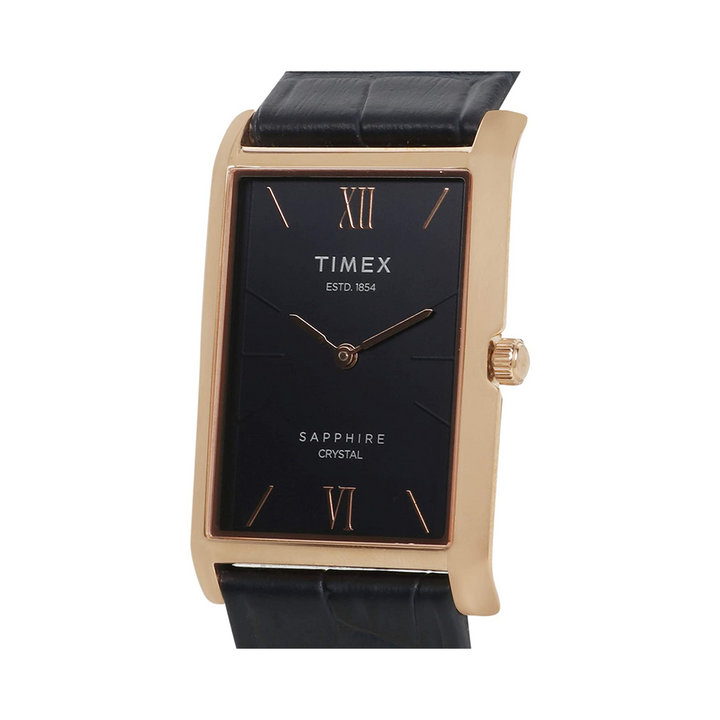 Timex Sapphire Crystal Analog Black Dial Men's Watch-TWEG17305