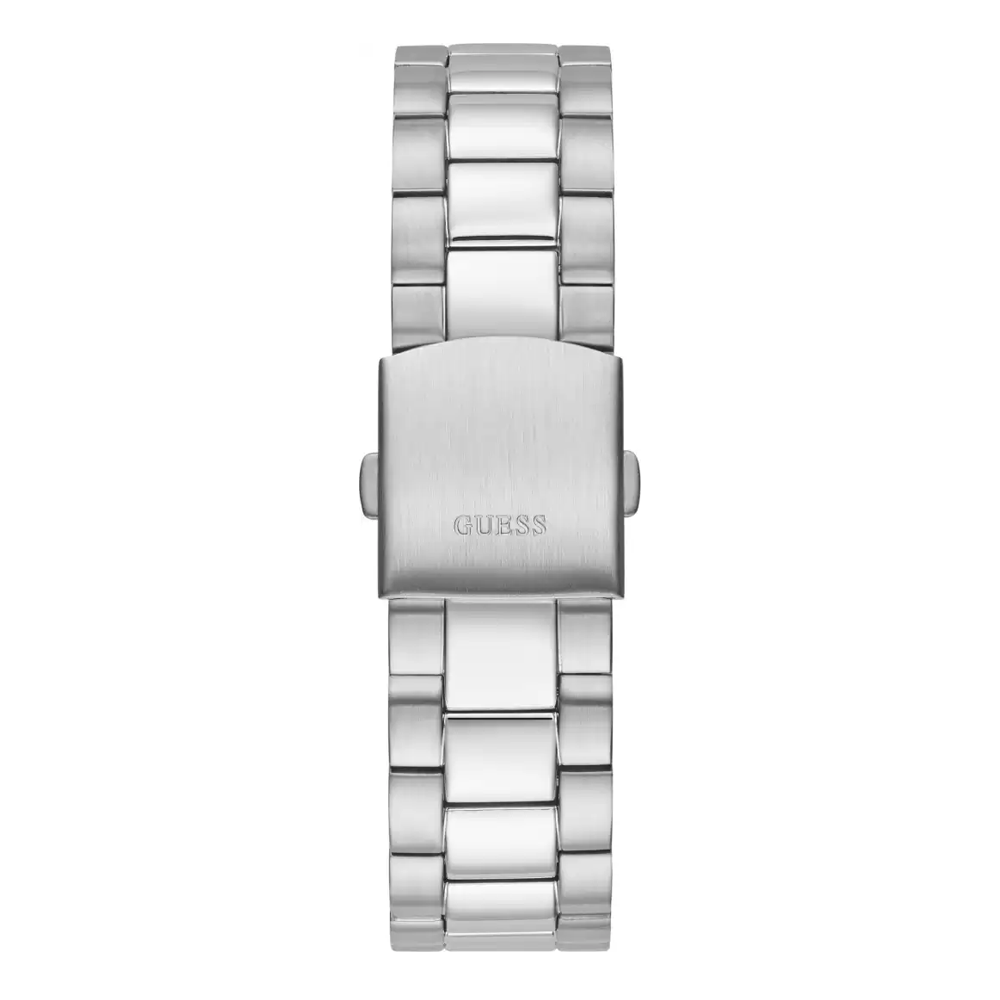 GUESS Connoisseur Mens Dress Watch Silver-GW0265G6