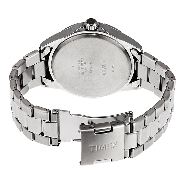 Timex Retrograde Analog White Dial Men's Watch T2N518