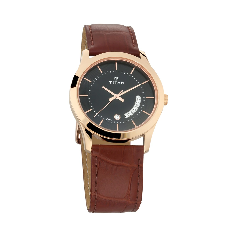 Titan Karishma Analog Black Dial Men s Watch NP1823WL01 The